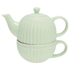 Tea-for-one GreenGate Alice pale green - 1 stk tilbage